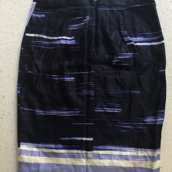 Banana Republic Brushstroke Print Pencil Skirt - Picture 4 of 5